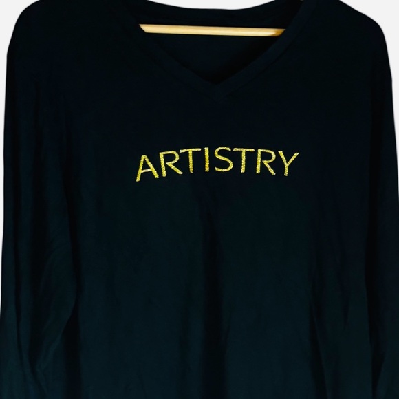 Artistry. Women’s Black Long Sleeve Shirt. Size XL. - Picture 1 of 3